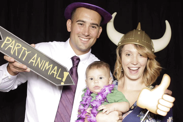 Family photos turned into a fun gif - taken with our photo booth!! 